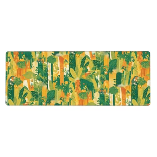 Ortydoxa Großes Mauspad für den Schreibtisch, 80 x 30 cm, Gaming-Mauspad, wasserdichte Tastatur und Mauspad, glatte Oberfläche, Schreibtischunterlage mit rutschfester Gummiunterseite, für Büro und von Ortydoxa