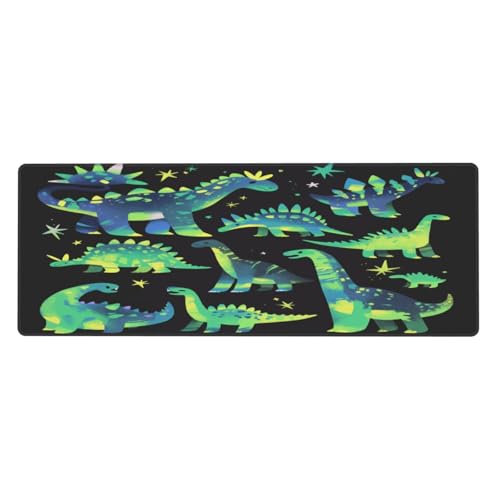 Ortydoxa Großes Mauspad für den Schreibtisch, 80 x 30 cm, Gaming-Mauspad, wasserdichte Tastatur und Mauspad, glatte Oberfläche, Schreibtischunterlage mit rutschfester Gummiunterseite, für Büro und von Ortydoxa