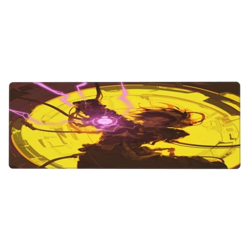 Ortydoxa Großes Mauspad für den Schreibtisch, 80 x 30 cm, Gaming-Mauspad, wasserdichte Tastatur und Mauspad, glatte Oberfläche, Schreibtischunterlage mit rutschfester Gummiunterseite, für Büro und von Ortydoxa