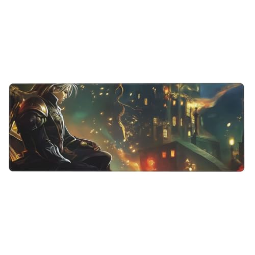Ortydoxa Großes Mauspad für den Schreibtisch, 80 x 30 cm, Gaming-Mauspad, wasserdichte Tastatur und Mauspad, glatte Oberfläche, Schreibtischunterlage mit rutschfester Gummiunterseite für Büro und von Ortydoxa