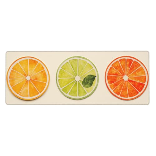 Ortydoxa Großes Mauspad für den Schreibtisch, 80 x 30 cm, Gaming-Mauspad, wasserdichte Tastatur und Mauspad, glatte Oberfläche, Schreibtischunterlage mit rutschfester Gummiunterseite für Büro und von Ortydoxa