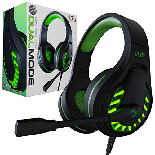 Orzly Gaming-Headset für PC und Spielekonsolen, kompatibel mit PS5, PS4, Xbox Series X | S, Xbox One, Switch und Steam Deck mit Geräuschunterdrückung – RXH-30 Sagano Edition Orzly Gaming-Headset für PC und Spielekonsolen, kompatibel mit PS5, PS4, Xbox Series X | S, Xbox One, Switch und Steam Deck mit Geräuschunterdrückung – RXH-30 Sagano Edition von Orzly
