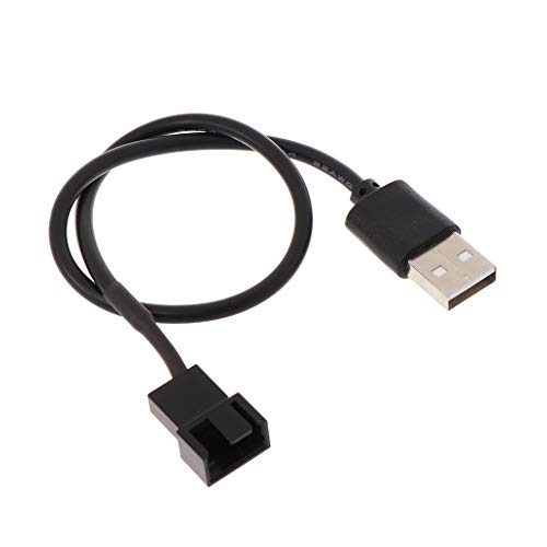 Osdhezcn USB Auf 3-Pin / 4-Pin PWM 5V USB Lüfter Netzteilkabel Mit Ärmeln USB Auf 3-Pin / 4-Pin Für Gehäuselüfter Adapter Anschlusskabel USB Auf 4-Pin von Osdhezcn