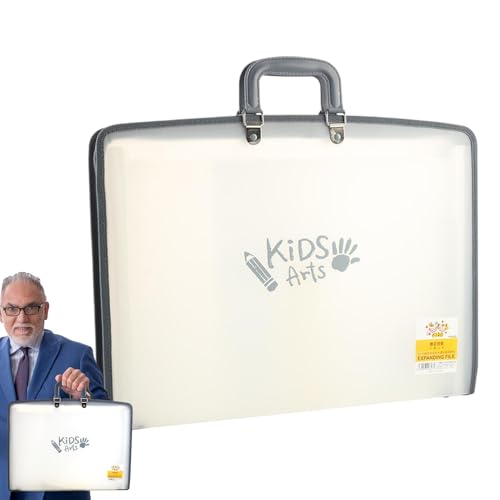 Oseczmut Akkordeon-Ordner, erweiterbarer Dateiordner | 13 Taschen Schreibtisch-Akkordeon-Ordner – Datei-Organizer mit Reißverschluss von Oseczmut