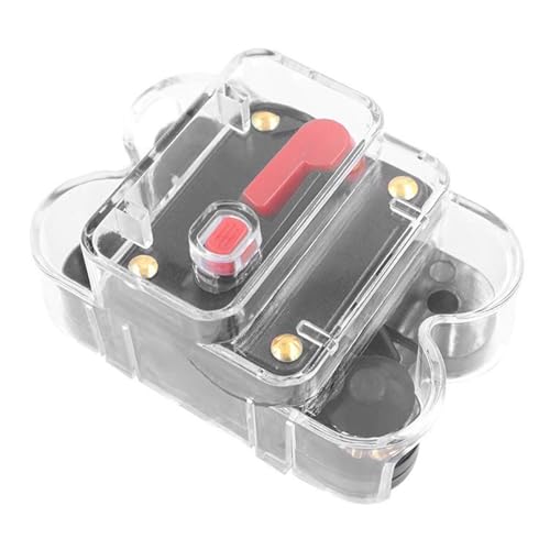 Oseczmut Audio Leitungsschutzschalter, Verstärker Schutzschalter Isolierter Überlastschutzschalter 12-48V Überstromschutz, manuelle Reset-Taste für Motoren Oseczmut Audio Leitungsschutzschalter, Verstärker Schutzschalter Isolierter Überlastschutzschalter 12-48V Überstromschutz, manuelle Reset-Taste für Motoren von Oseczmut