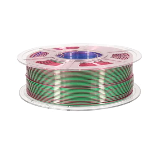 Oseczmut Drucker-Filament, Druckfilament, mehrfarbiges Druckmaterial, Farbverlaufsfilament für Druck, multifunktionales mehrfarbiges Druckmaterial von Oseczmut