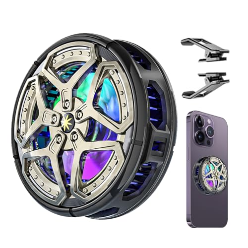 Oseczmut Handy-Kühler,Magnetischer Handy-Kühler Mit RGB-Beleuchtung - Leise RGB-Beleuchtung Für & Mädchen Zu Hause Unterwegs Musik Oseczmut Handy-Kühler,Magnetischer Handy-Kühler Mit RGB-Beleuchtung - Leise RGB-Beleuchtung Für & Mädchen Zu Hause Unterwegs Musik von Oseczmut