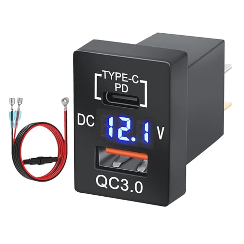 Oseczmut Schnellladegerät, Autoladegerät QC3.0 – Ultra schneller Autoladeadapter PD3.0 + QC3.0 | DC 12 – 24 V Auto-Ladegerät, USB-Adapter Oseczmut Schnellladegerät, Autoladegerät QC3.0 – Ultra schneller Autoladeadapter PD3.0 + QC3.0 | DC 12 – 24 V Auto-Ladegerät, USB-Adapter von Oseczmut