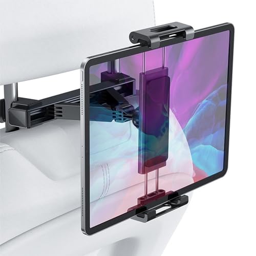 Oseczmut Tablet-Halterung für Auto, Tablet-Halterung für Auto | stabile und verstellbare Tablet-Halterung – Halterung für Kfz-Kopfstütze, Teleskopstange, robust, Oseczmut Tablet-Halterung für Auto, Tablet-Halterung für Auto | stabile und verstellbare Tablet-Halterung – Halterung für Kfz-Kopfstütze, Teleskopstange, robust, von Oseczmut