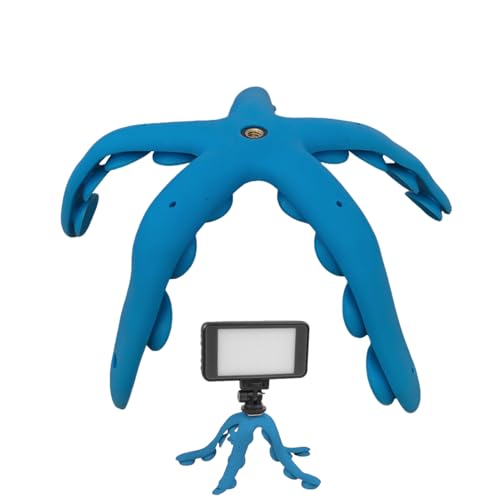 Tentakel-Telefonhalterung | Octopus Saugnapf-Telefonhalterung | Flexible Kamerahalterung mit 5 Tentakeln, faltbarer Saugnapfstativ, Tentakel-Saugnapfhalterung Tentakel-Telefonhalterung | Octopus Saugnapf-Telefonhalterung | Flexible Kamerahalterung mit 5 Tentakeln, faltbarer Saugnapfstativ, Tentakel-Saugnapfhalterung von Oseczmut