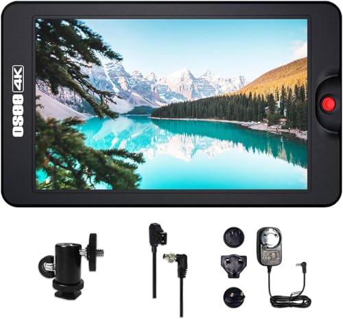Osee T7 Kamera Feldmonitor 7 Zoll, 3000 Nits ultraheller, bei Tageslicht sichtbarer FHD DSLR Camera Monitor 3D LUT HDR, 4K HDMI Eingang und Ausgang, einschließlich Kugelkopf Netzteil und D-Tap Kabel Osee T7 Kamera Feldmonitor 7 Zoll, 3000 Nits ultraheller, bei Tageslicht sichtbarer FHD DSLR Camera Monitor 3D LUT HDR, 4K HDMI Eingang und Ausgang, einschließlich Kugelkopf Netzteil und D-Tap Kabel von Osee