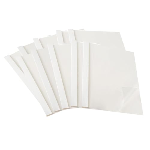 Oshhni 10 Stück Thermobindehüllen, Bindepräsentationshüllen, Papieraktenschutz, 0.6 cm x 29.8 cm x 21.2 cm von Oshhni