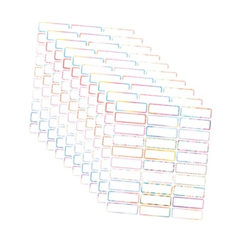 Oshhni 10x Name Aufkleber Klassifizierungsbezeichnungen mehrfarbige handschreibere Index-Labels Name Tag-Aufkleber für den Kindergartenschüler Oshhni 10x Name Aufkleber Klassifizierungsbezeichnungen mehrfarbige handschreibere Index-Labels Name Tag-Aufkleber für den Kindergartenschüler von Oshhni