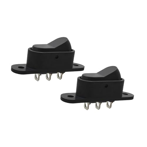 Oshhni 2Pcs Mini Wippschalter Ein/Aus Schalter Elektrische Ausrüstung, 3-polig Oshhni 2Pcs Mini Wippschalter Ein/Aus Schalter Elektrische Ausrüstung, 3-polig von Oshhni
