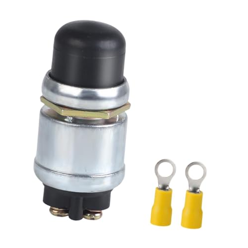 Oshhni Druckknopf-Starterschalter, Motor-Momentanstartschalter, 12 V, 50 A, Momentandruckknopf für Boote Oshhni Druckknopf-Starterschalter, Motor-Momentanstartschalter, 12 V, 50 A, Momentandruckknopf für Boote von Oshhni