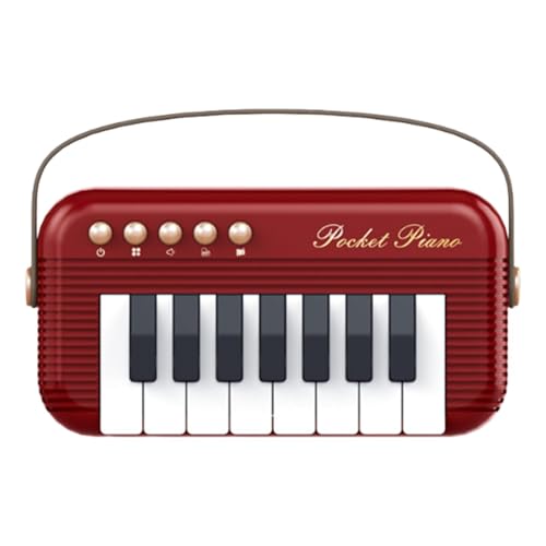 Oshhni Klaviertastatur für Kinder, Geburtstagsgeschenk, Mini-Klavier, Musik, pädagogisches Instrument, Spielzeug für 4-, 5- und 6-Jährige, Rot Oshhni Klaviertastatur für Kinder, Geburtstagsgeschenk, Mini-Klavier, Musik, pädagogisches Instrument, Spielzeug für 4-, 5- und 6-Jährige, Rot von Oshhni