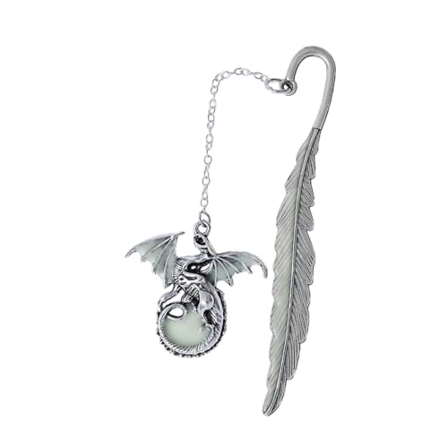 Oshhni Metall Lesezeichen, Nachtleuchtend, Kreatives Design für Buchliebhaber, Antikes Silber Oshhni Metall Lesezeichen, Nachtleuchtend, Kreatives Design für Buchliebhaber, Antikes Silber von Oshhni