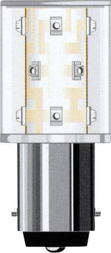 Oshino OD­B01SM12B15­230 LED-Signalleuchte Blau BA15d 240 V/AC 6000 mlm von Oshino