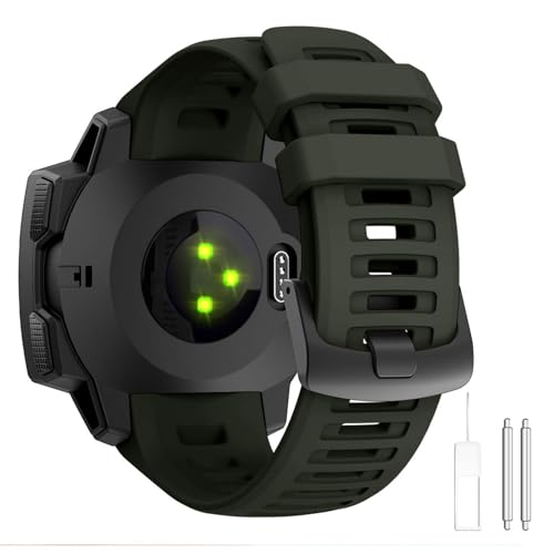 Armband für Garmin Instinct/Instinct 2/Instinct Solar/Instinct 2 Solar/Instinct Tactical/Instinct 2 Solar Tactical/Instinct Esports, Weiches Silikon Uhrenarmband Sport Ersatzarmband Wechselarmband Armband für Garmin Instinct/Instinct 2/Instinct Solar/Instinct 2 Solar/Instinct Tactical/Instinct 2 Solar Tactical/Instinct Esports, Weiches Silikon Uhrenarmband Sport Ersatzarmband Wechselarmband von Osinaga