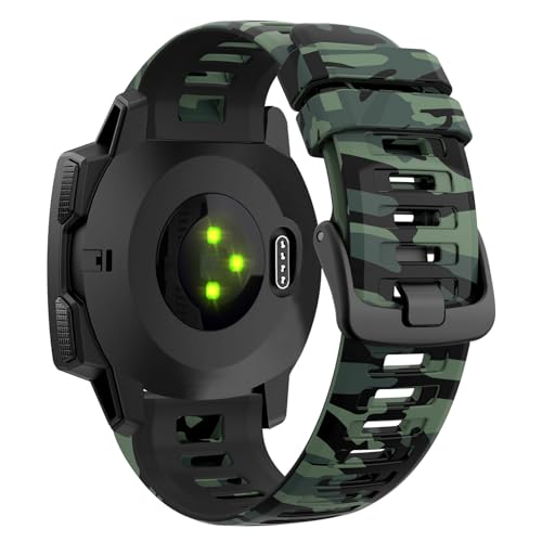 Armband für Garmin Instinct 2/Solar/Tactical/Esports - Weiches Silikon Uhrenarmband Sport Ersatzarmband Wechselarmband Armband für Garmin Instinct 2/Solar/Tactical/Esports - Weiches Silikon Uhrenarmband Sport Ersatzarmband Wechselarmband von Osinaga