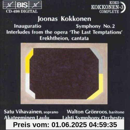 Kokkonen-Edition Vol. 3 von Osmo Vänskä