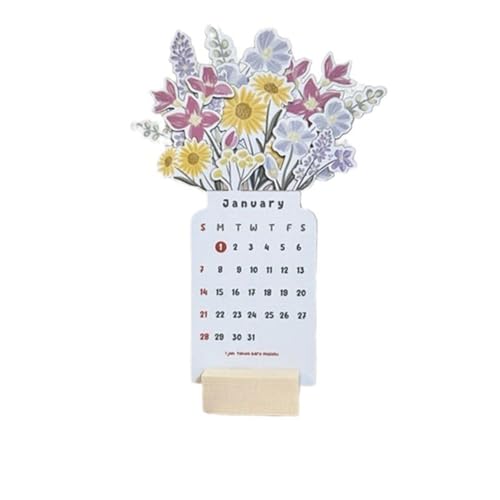 Osmond 2024 Blumen Tischkalender Kleiner Tischkalender Vasenförmiger Monatskalenderplaner Osmond 2024 Blumen Tischkalender Kleiner Tischkalender Vasenförmiger Monatskalenderplaner von Osmond