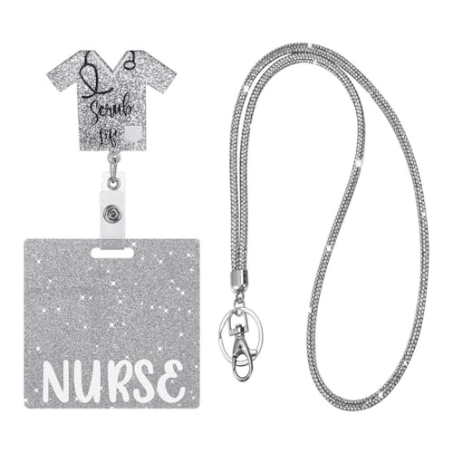 Osmond 3-In-1-Ausweishalter für Krankenschwestern, Acryl, Drehbare Krokodilklemme, Einfach zu Ziehende Schnalle, Teleskop-Abzeichenhalter, Kartenhalter für Ärzte Osmond 3-In-1-Ausweishalter für Krankenschwestern, Acryl, Drehbare Krokodilklemme, Einfach zu Ziehende Schnalle, Teleskop-Abzeichenhalter, Kartenhalter für Ärzte von Osmond
