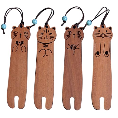 Osmond 4PCS Lesezeichen-Set Lustiges Lesezeichen-Kit für Bücherliebhaber, Katzen-Lesezeichen-Geschenke für Leser-Liebhaber Osmond 4PCS Lesezeichen-Set Lustiges Lesezeichen-Kit für Bücherliebhaber, Katzen-Lesezeichen-Geschenke für Leser-Liebhaber von Osmond