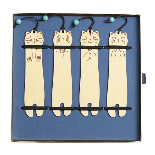 Osmond 4er Pack Katzen-Lesezeichen Aus Niedliches Lesezeichen-Set-Kit Aus Lesezeichen für Lehrer, Schüler, Buchliebhaber Lesezeichen für Leseratten Osmond 4er Pack Katzen-Lesezeichen Aus Niedliches Lesezeichen-Set-Kit Aus Lesezeichen für Lehrer, Schüler, Buchliebhaber Lesezeichen für Leseratten von Osmond