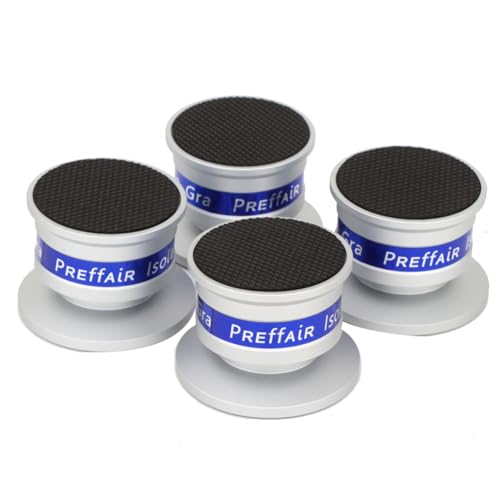 Osmond 4er-Set Lautsprecher-Isolationsnägel Lautsprecher-Basis-Pads mit Rutschfester Basisplatte Silber für Plattenspieler-Verstärker Osmond 4er-Set Lautsprecher-Isolationsnägel Lautsprecher-Basis-Pads mit Rutschfester Basisplatte Silber für Plattenspieler-Verstärker von Osmond