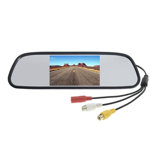 Osmond Auto-Video-Parkmonitor, Auto-Rückfahrkamera, 4,3-TFT-LCD-Auto-Rückspiegel-Monitor, Umgekehrtes Bild, 12 V-24 V Osmond Auto-Video-Parkmonitor, Auto-Rückfahrkamera, 4,3-TFT-LCD-Auto-Rückspiegel-Monitor, Umgekehrtes Bild, 12 V-24 V von Osmond