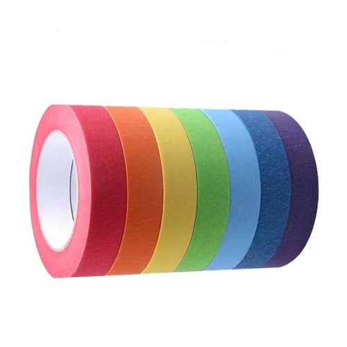 Osmond Farbiges Abdeckband, Farbiges Malerband für Kunst und, Zeichenband, Bastelband, Papierband, Buntes Klebeband, Langlebig, Einfach zu Installieren und Einfach zu Verwenden Osmond Farbiges Abdeckband, Farbiges Malerband für Kunst und, Zeichenband, Bastelband, Papierband, Buntes Klebeband, Langlebig, Einfach zu Installieren und Einfach zu Verwenden von Osmond