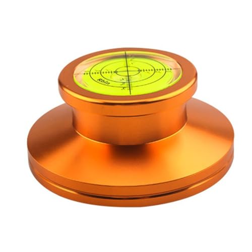 Osmond Goldfarbener Plattenstabilisator Aus Metall für Verbesserte Leistung Von LP-Schallplattenspielern, Gewichtsklemme für HiFi-Plattenspieler Osmond Goldfarbener Plattenstabilisator Aus Metall für Verbesserte Leistung Von LP-Schallplattenspielern, Gewichtsklemme für HiFi-Plattenspieler von Osmond