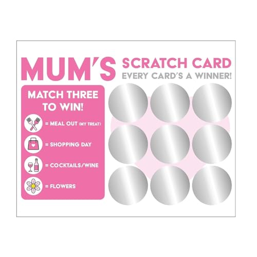 Osmond Muttertagsgeschenk, Geschenk für Mama, Muttertags-Rubbelkarte, Muttertagskarte, Rubbelkarte für Mama, Geschenk für Sie, Langlebig, Einfach zu Verwenden C Osmond Muttertagsgeschenk, Geschenk für Mama, Muttertags-Rubbelkarte, Muttertagskarte, Rubbelkarte für Mama, Geschenk für Sie, Langlebig, Einfach zu Verwenden C von Osmond