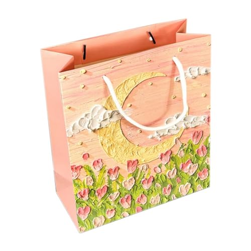 Osmond Ölgemälde Kinder-Geschenktüte, Papiertüte, Tragbare Geburtstagsgeschenktüte, Souvenir, Rot Osmond Ölgemälde Kinder-Geschenktüte, Papiertüte, Tragbare Geburtstagsgeschenktüte, Souvenir, Rot von Osmond