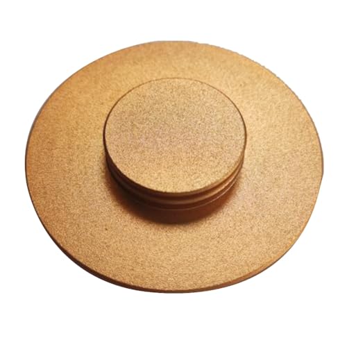 Osmond Plattenspieler-Stabilisatorklemme für LP-Vinyl-Plattenspieler, Scheibe für Stabilisatorgewicht für CDM12.1, CDM12.2, Gold, Großes Loch, Langlebig Osmond Plattenspieler-Stabilisatorklemme für LP-Vinyl-Plattenspieler, Scheibe für Stabilisatorgewicht für CDM12.1, CDM12.2, Gold, Großes Loch, Langlebig von Osmond
