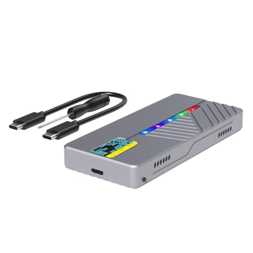 Osmond Smart Display M.2 Solid State Mobile Festplattenbox Mobile Festplattenbox 10 GB Dual Protocol NVMe/Sata Gehäuse Aus Aluminiumlegierung Osmond Smart Display M.2 Solid State Mobile Festplattenbox Mobile Festplattenbox 10 GB Dual Protocol NVMe/Sata Gehäuse Aus Aluminiumlegierung von Osmond