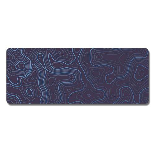 Osmond Topographic Contour Erweitertes Großes Mauspad für Computertastatur, Mauspad mit 2 mm Rutschfestem 11,8 X 31,5 A, Einfach zu Bedienen Osmond Topographic Contour Erweitertes Großes Mauspad für Computertastatur, Mauspad mit 2 mm Rutschfestem 11,8 X 31,5 A, Einfach zu Bedienen von Osmond