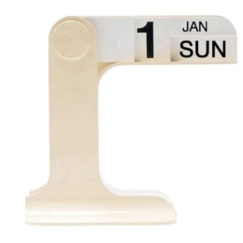 Osmond Wendbarer Kalender Drehbarer Schreibtischkalender Kunsthandwerk Ornamente Wohnkultur Ersatzteile für das Wohnzimmer, Milchweiß Osmond Wendbarer Kalender Drehbarer Schreibtischkalender Kunsthandwerk Ornamente Wohnkultur Ersatzteile für das Wohnzimmer, Milchweiß von Osmond