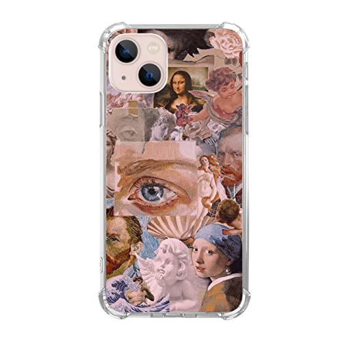 Ästhetische ikonische Malerei Kunst Hülle kompatibel mit iPhone 14, Renaissance Alte Malerei Collage Hülle für iPhone 14 für Teens Männer und Frauen, Cool TPU Bumper Handyhülle Cover Ästhetische ikonische Malerei Kunst Hülle kompatibel mit iPhone 14, Renaissance Alte Malerei Collage Hülle für iPhone 14 für Teens Männer und Frauen, Cool TPU Bumper Handyhülle Cover von Ospavbinez