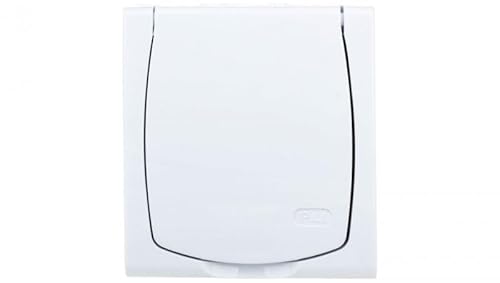 Ospel GNH-1NZ/00/w Schutzkontakt-Steckdose, weiß, IP44 16 A, 1 Stück von OSPEL