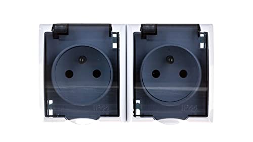 Ospel GNH-2HZ/00/d Steckdose, weiß, IP44 16 A, 1 Stück von OSPEL