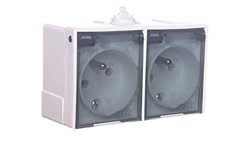 Ospel GNH-2LZ/00/d Steckdose, weiß, IP44 16 A, 1 Stück von OSPEL