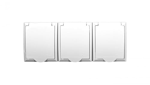 Ospel GNH-3HZ/00/w Schutzkontakt-Steckdose, weiß, IP44 16 A, 1 Stück Ospel GNH-3HZ/00/w Schutzkontakt-Steckdose, weiß, IP44 16 A, 1 Stück von Ospel