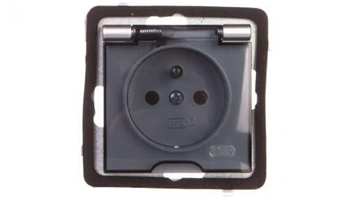 Ospel GPH-1GZ/m/18/d Steckdose, IP44, 16 A, 71 mm, 41 mm, 71 mm, silberfarben Ospel GPH-1GZ/m/18/d Steckdose, IP44, 16 A, 71 mm, 41 mm, 71 mm, silberfarben von Ospel