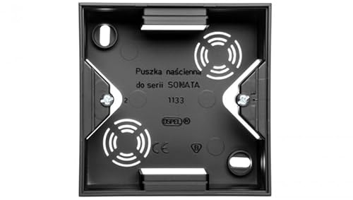 Ospel PNP-1R/33 Steckdosenbox, Schwarz, 84 mm, 84 mm, 37 mm, 44 g, 162 mm, 250 mm Ospel PNP-1R/33 Steckdosenbox, Schwarz, 84 mm, 84 mm, 37 mm, 44 g, 162 mm, 250 mm von Ospel