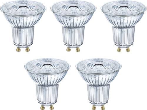 OSRAM 4058075090460 LED EEK F (A - G) GU10 Reflektor 4.3W = 50W Warmweiß (Ø x L) 50mm x 52mm 5St. von Osram
