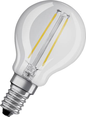 OSRAM 4058075434349 LED EEK F (A - G) E14 Glühlampenform 1.5W = 15W Warmweiß (Ø x L) 45mm x 77mm von Osram
