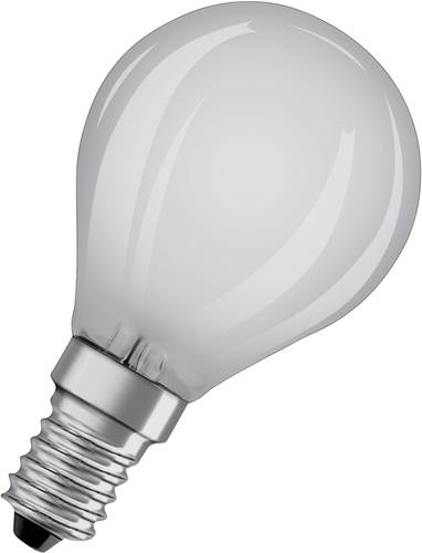 OSRAM 4058075435186 LED EEK E (A - G) E14 Glühlampenform 4W = 40W Neutralweiß (Ø x L) 45mm x 77mm von Osram