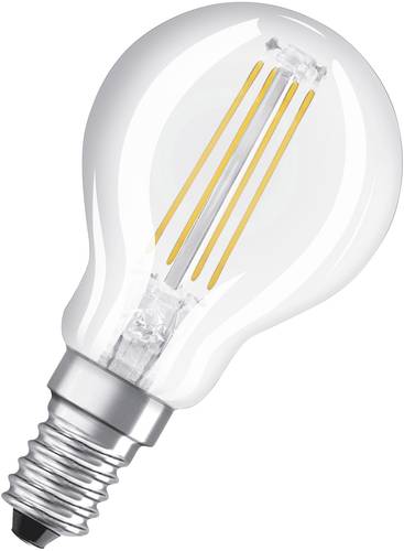 OSRAM 4058075819337 LED EEK E (A - G) E14 Tropfenform 4W = 40W Warmweiß (Ø x L) 45.0mm x 77.0mm 1St. von Osram